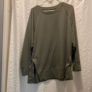 Green Maternity Sweatshirt